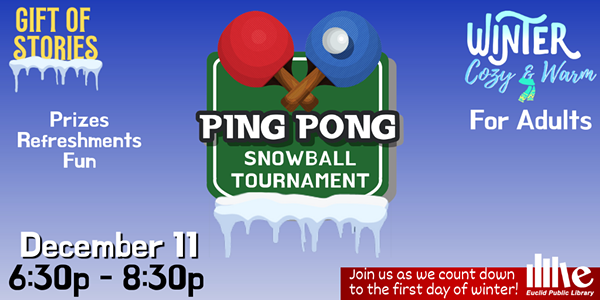 Gift of Stories: Winter, Cozy & Warm Ping Pong Snowball Tournament - Vimarsana News