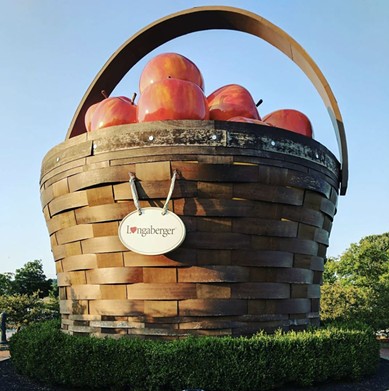  World’s Largest Basket of Apples
5563 Raiders Rd., Frazeysburg 

 Close to the World’s Largest Basket but much lesser known stands the World’s Largest Basket of Apples. Also once owned by the basket company Longaberger, the basket stands close to 20 feet tall.