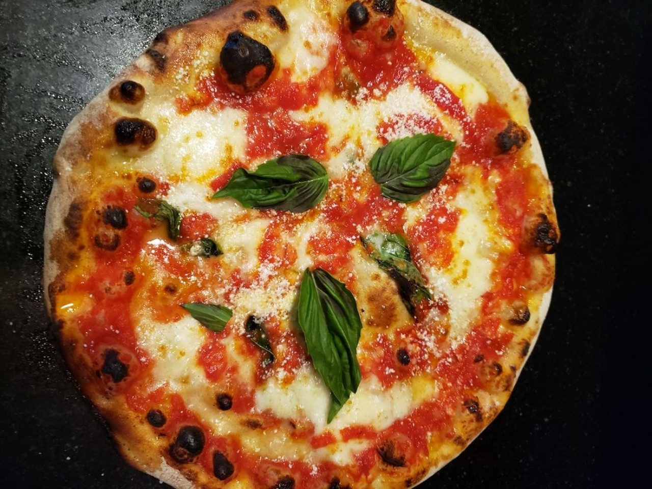  Biga Wood Fired Pizzeria
9145 Chillicothe Rd., Kirtland
Biga Wood Fired Pizzeria in Kirtland is offering their 12 inch margherita pizza for PIzza Week. The pizza comes with tomato sauce, basil, garlic and fresh mozzarella.
Photo Provided