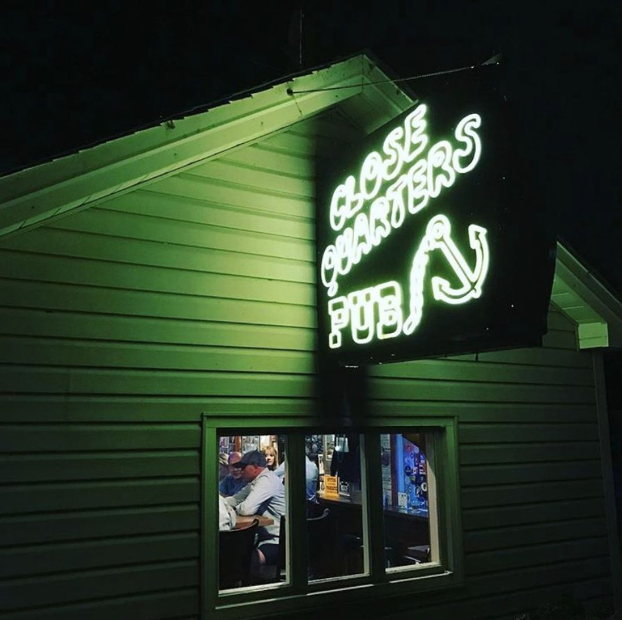  Close Quarters Pub
31953 Lake Rd., Avon Lake, 440-933-5217
Get to know your neighbor at this tiny (and we mean incredibly small) Avon Lake dive. Classic bar food and kitschy decorations complete the experience. 
Photo via  markcavitt/Instagram