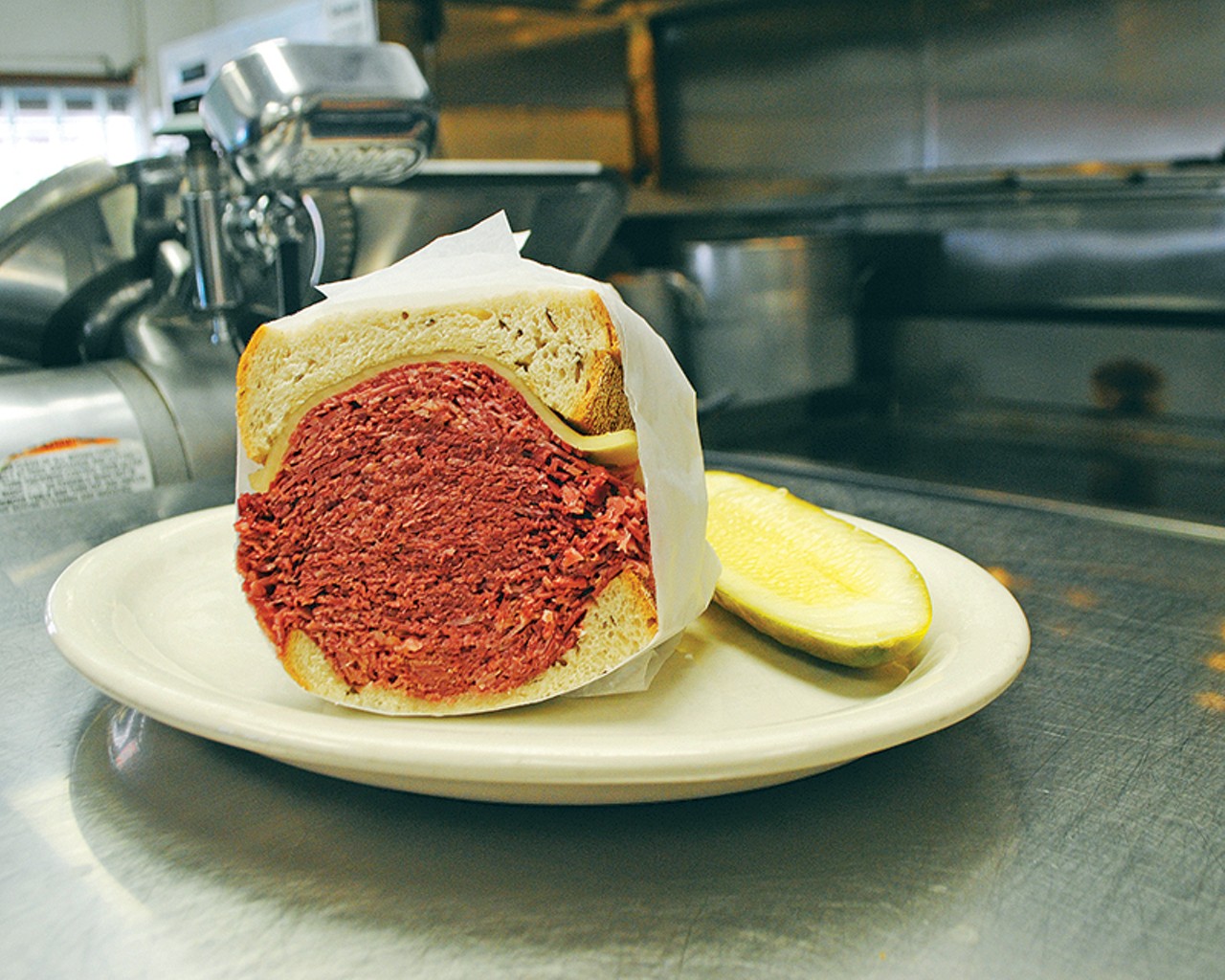 Slyman&#146;s Corned Beef
If you can open your mouth big enough to eat a Slyman&#146;s corned beef sandwich, you must be a Clevelander. 
Photo via Scene Archives