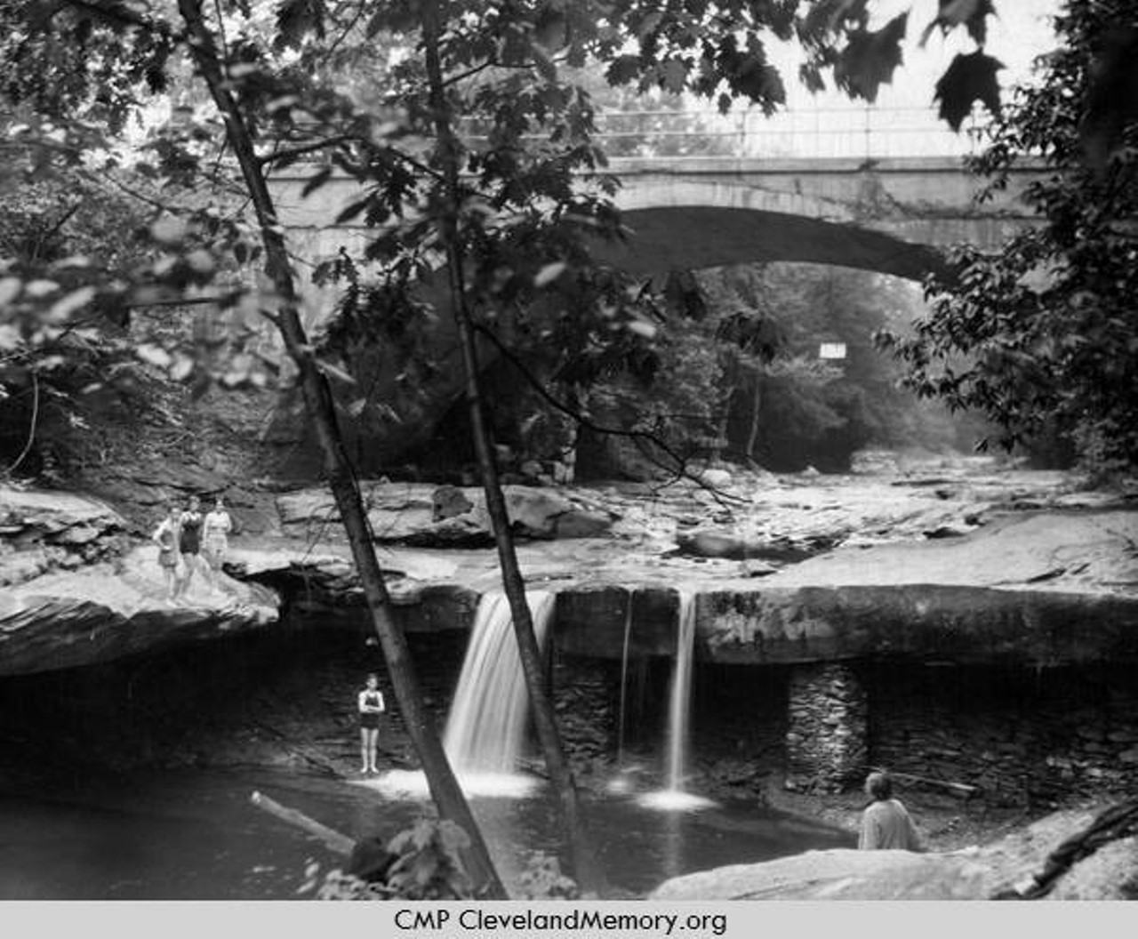  Chippewa Creek at Station Road Bridge, Brecksville Reservation, 1929 