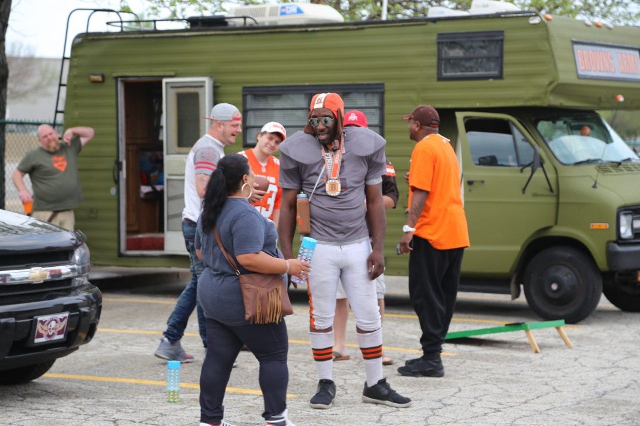 Our Draft Tailgate Party at the Muni - Cleveland Browns