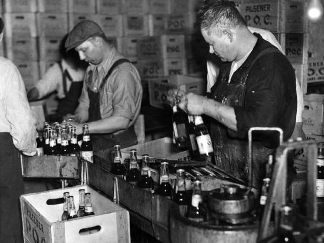  Packing Cases of P.O.C. Beer, Pilsener Brewing Company, West 65th and Clark, 1933 