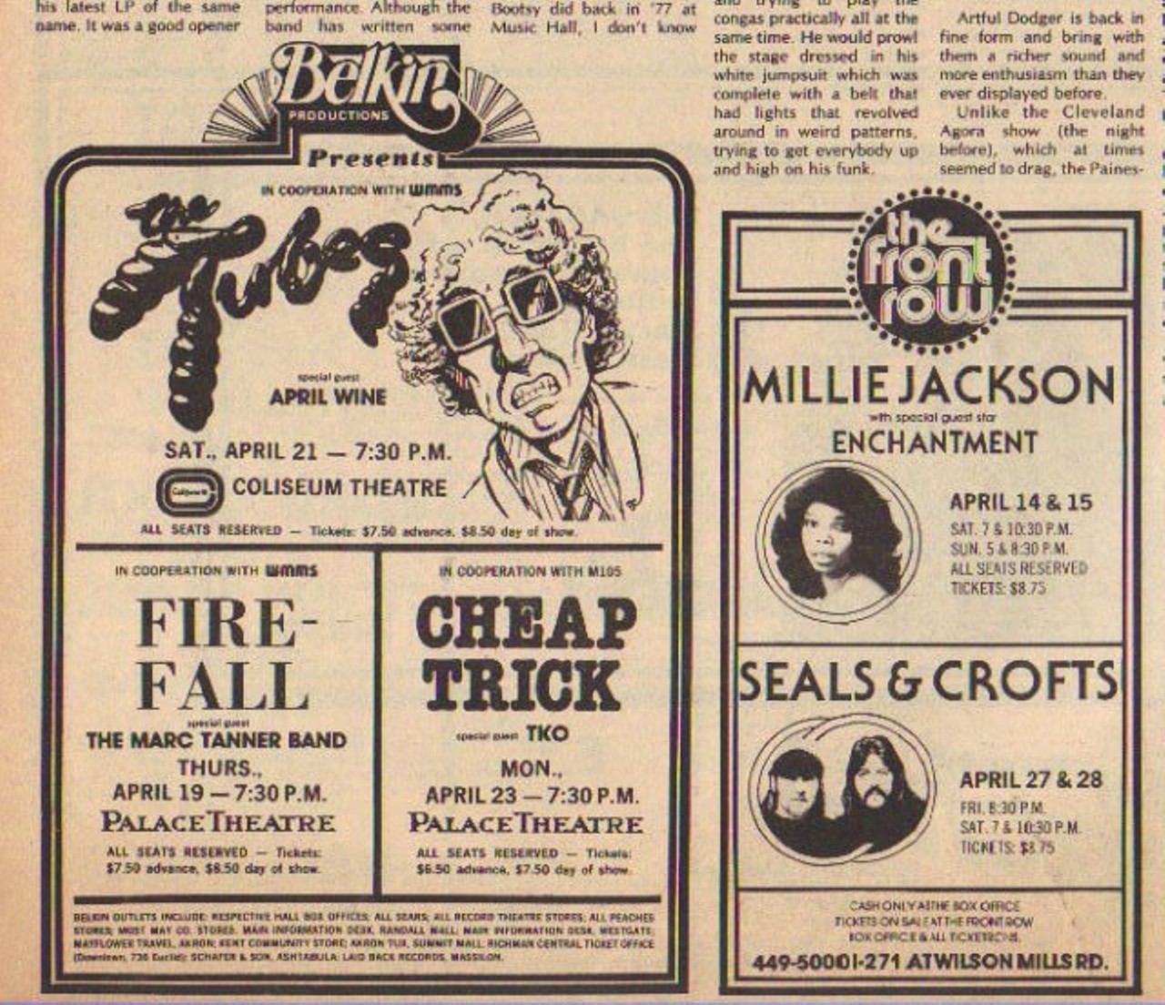 Cheap Trick and Others Ad