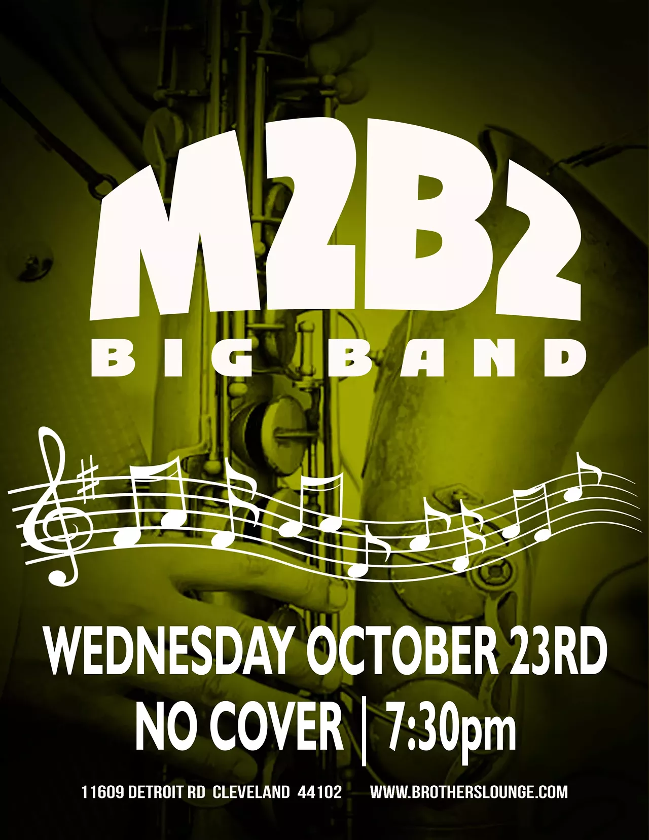 M2B2 Big Band at Brothers Lounge! Brothers Lounge Music Around Town