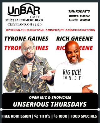 UnSerious Thursdays at The UnBar Cafe