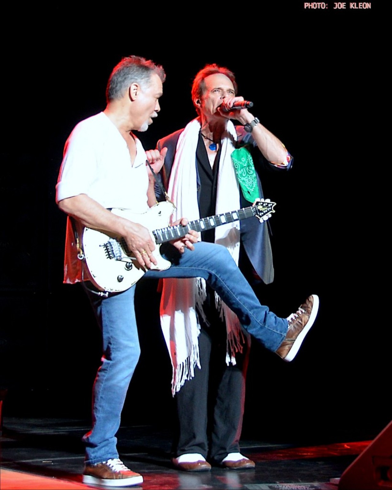 Van Halen and Kenny Wayne Shepherd Performing at Blossom