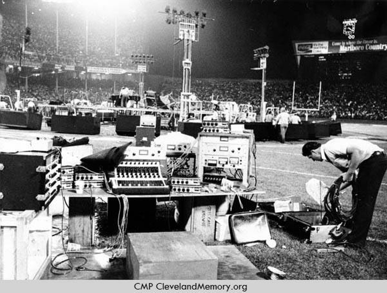  Taking Down Equipment, Municipal Stadium, 1972 
