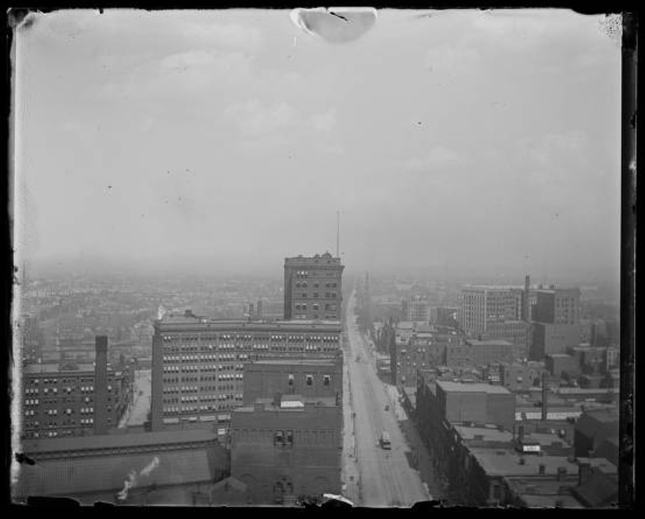 Euclid Avenue from Top of Williamson Building, 1901
