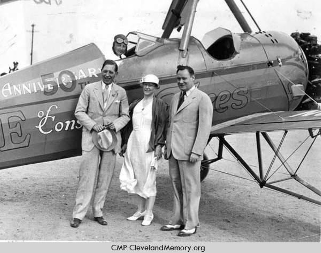  Mayor Miller and Others in Front of Airplane, 1933