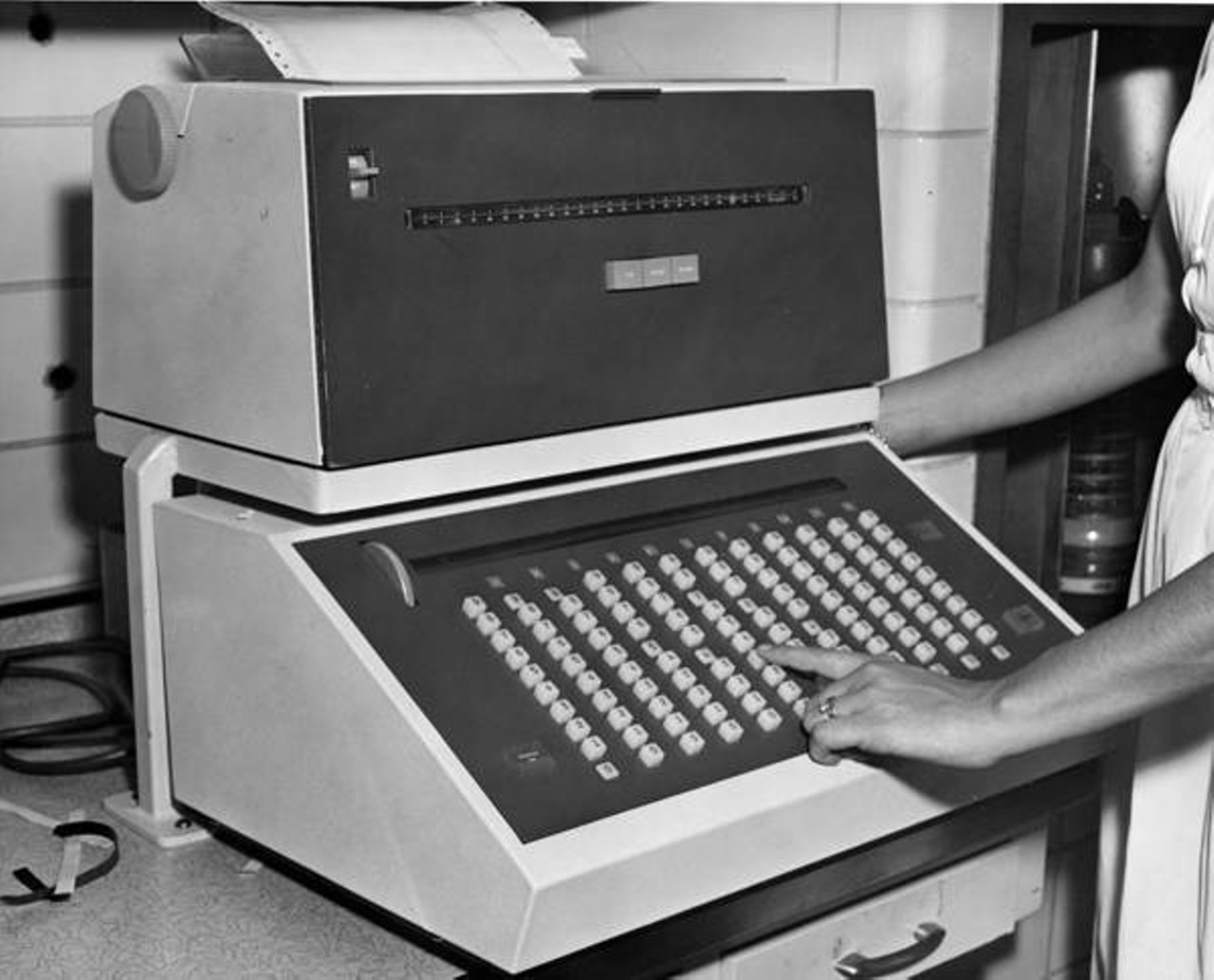 Akron Children's Hospital Computer Terminal, 1965