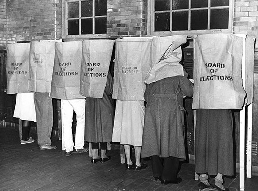  Ward 12 Voters at Kennard Junior High, 1964 