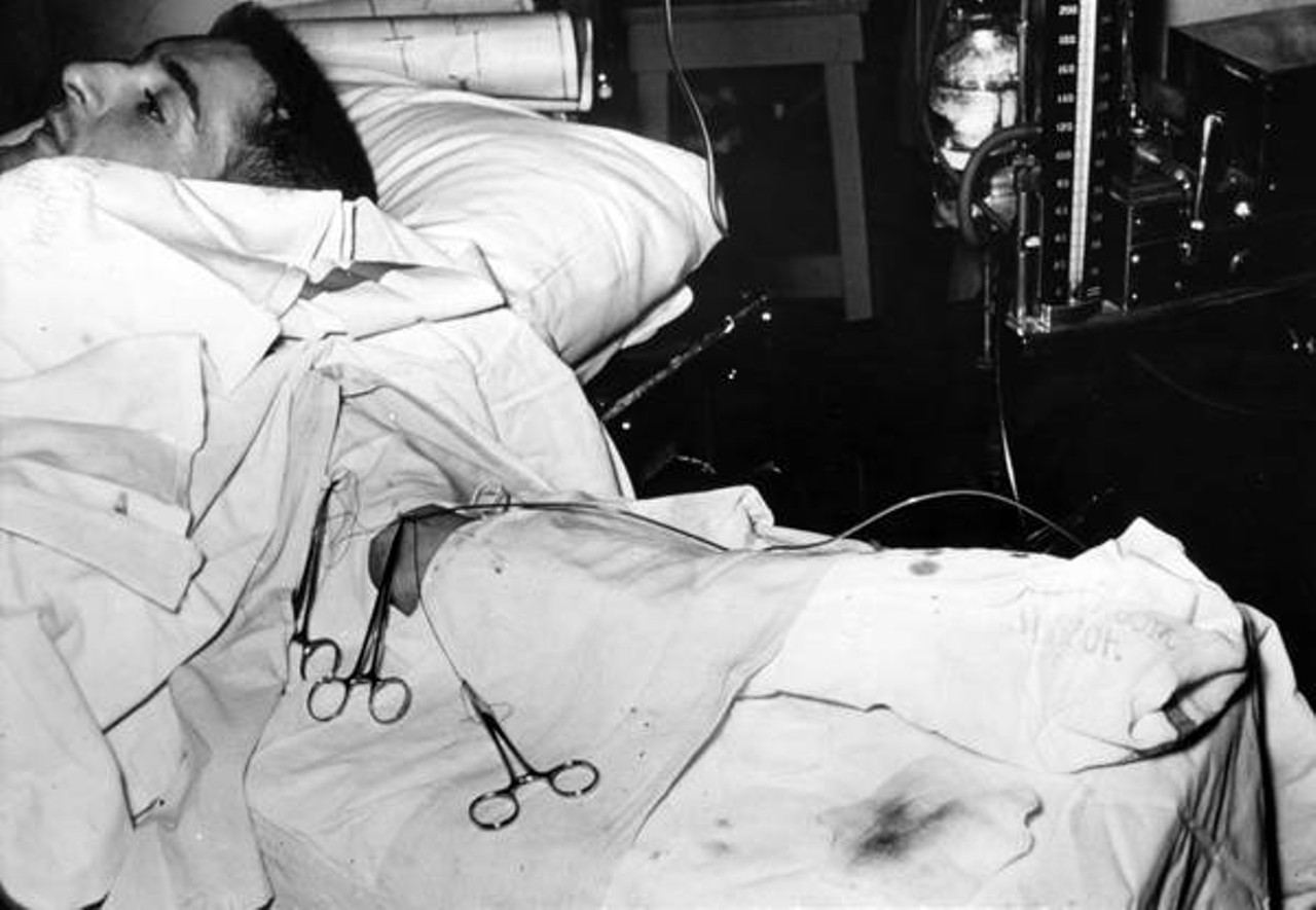  Patient Undergoing Routine Heart Catheterization, 1958 