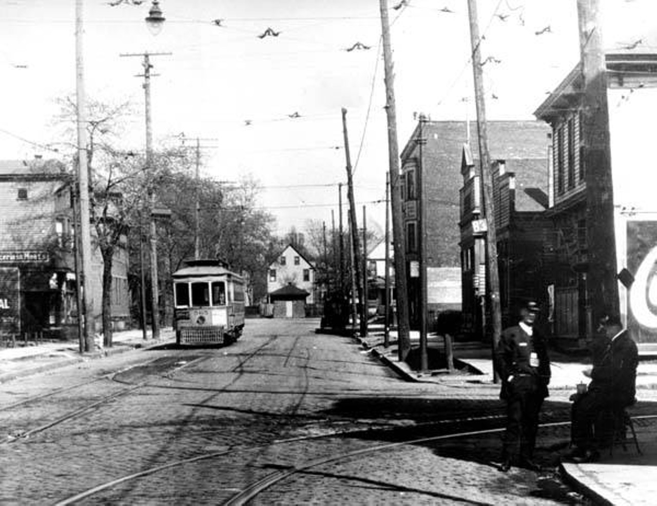 Cleveland Railway Car 565 at Central Ave. and East 83rd Street, 1905