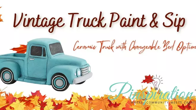 Image: Vintage Truck Paint & Sip
