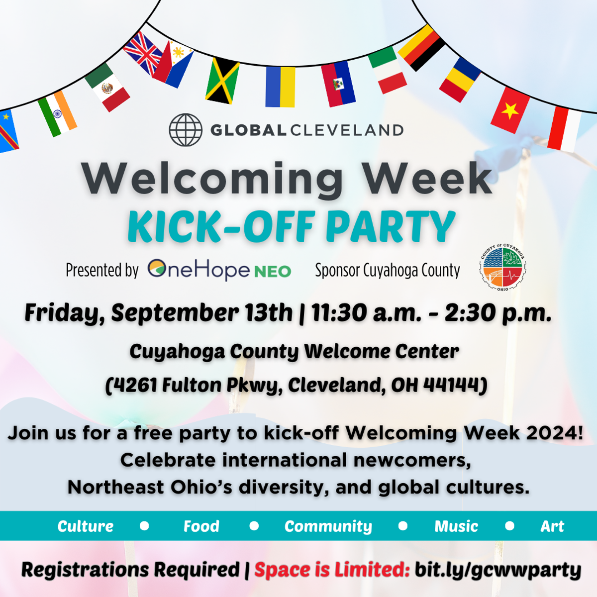 Welcoming Week Kick-Off Party