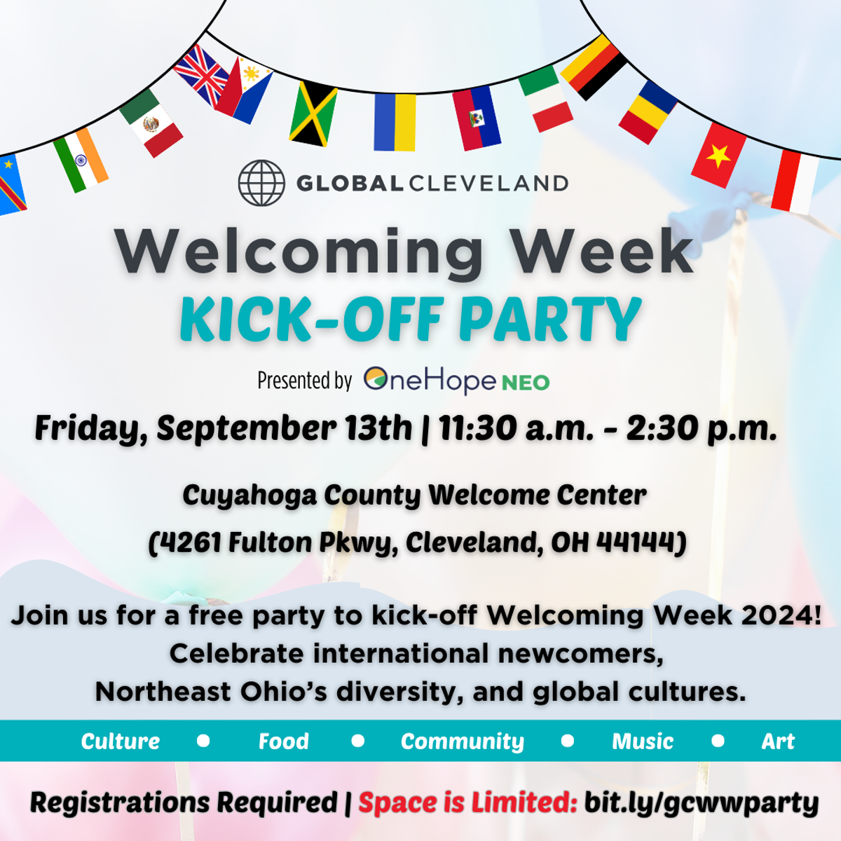 Welcoming Week Kick-Off Party