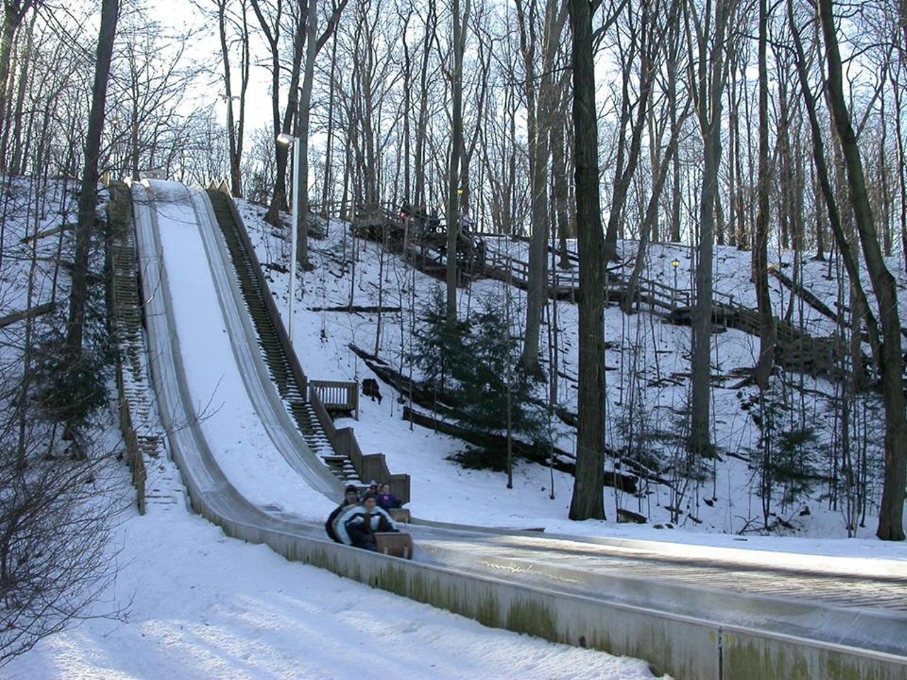 What could make for a more intense date than high-speed sledding? The Cleveland Metroparks Chalet is open until 10:30 p.m. on Valentine's Day, and only costs $10 per person. Plus, with a new toboggan lift, riders won't even have to lug their sleds back to the top of the hill.
