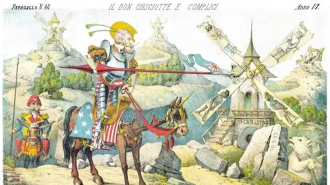 Image: Where is Don Quixote's helmet?