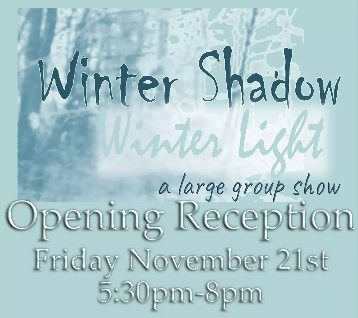 Winter Shadow, Winter Light Opening Reception