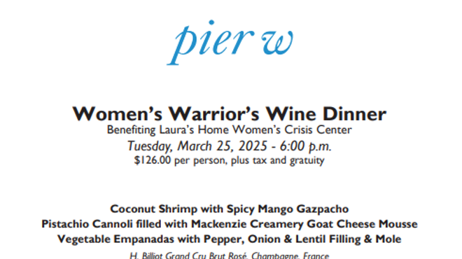 Image: Women Warrior's Wine Dinner