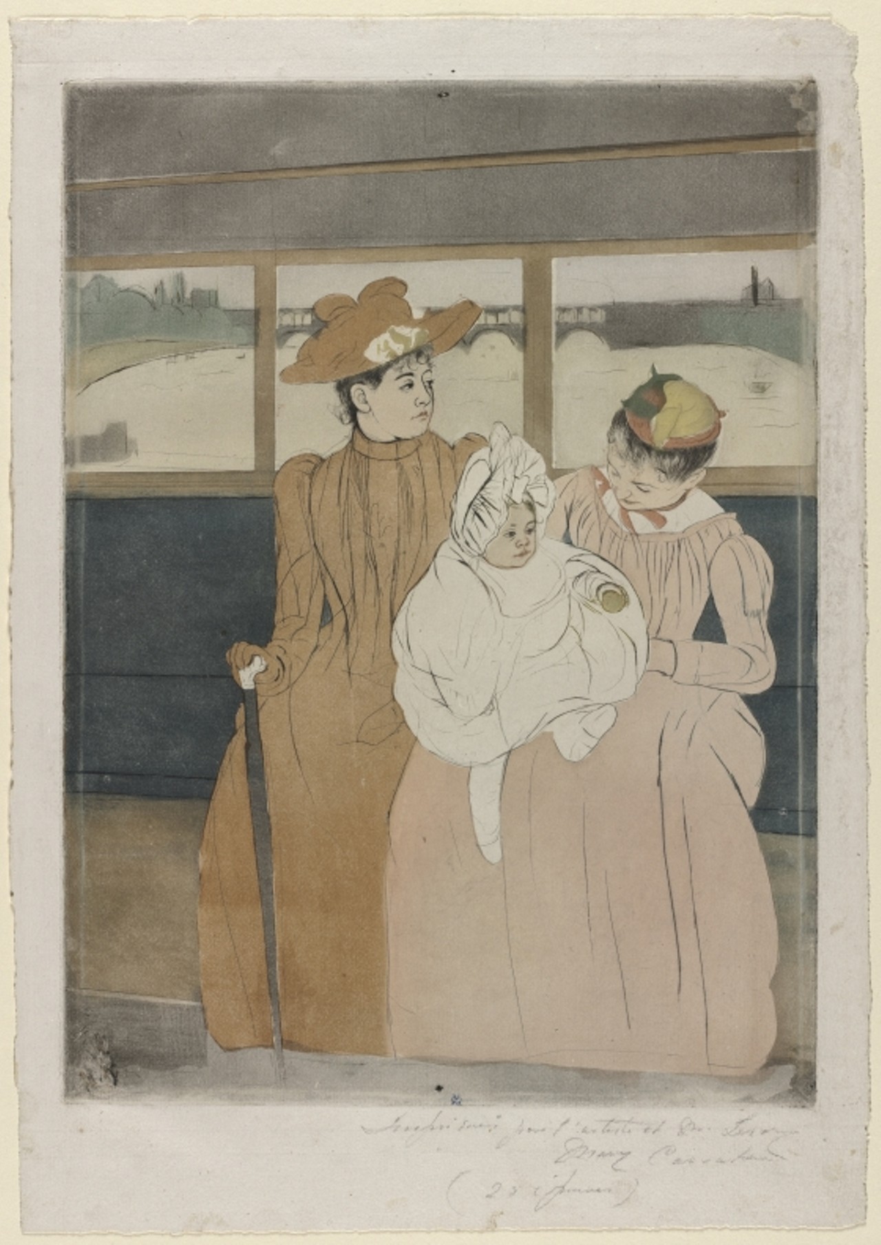 &#147;In the Omnibus,&#148; by Mary Cassatt (1890&#150;91)